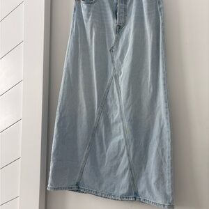 Levi's Light Blue Denim Skirt